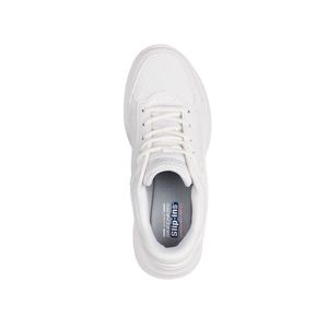 Tenis Skechers Chaos Hi Mujer Blanco Blanco