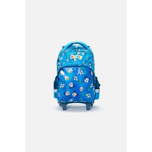 Morral de Mickey Mouse 14" con ruedas azul para niño