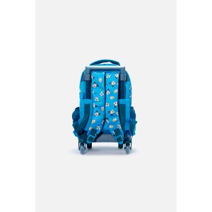 Morral de Mickey Mouse 14" con ruedas azul para niño