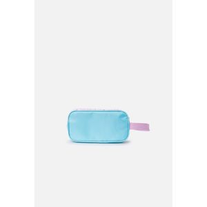 Cartuchera de Snoopy 14" azul y violeta para niña