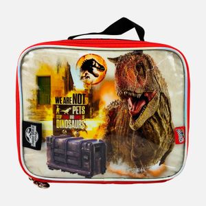 Lonchera de niño, roja/negra de Jurassic