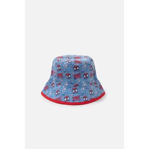 Gorro de Spider-man doble faz azul para niño