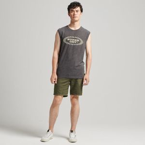 Camiseta Para Hombre Vintage Record Label Vest Superdry