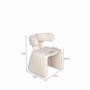 Silla comedor Evi beige