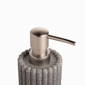 Dispensador de jabón rayas gris