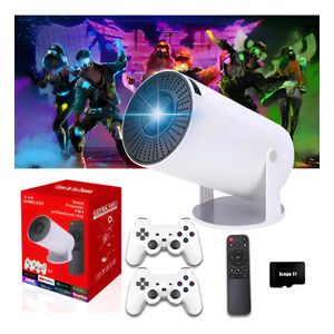 Proyector Consola Smart TV Streaming + 2 Controles 10000 Juegos ULTRA HD