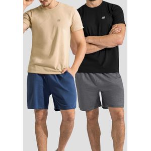 Bermuda Paq X2 Hombre Bicolor Mp 113114