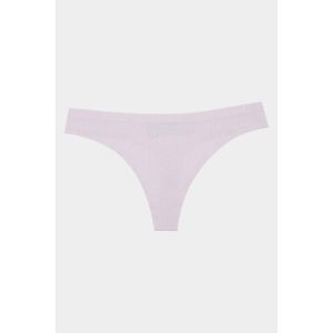 Panty brasilera en microfibra con textura suave paquete x3