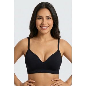 Brasier triangular individual seamless confeccionado en poliamida