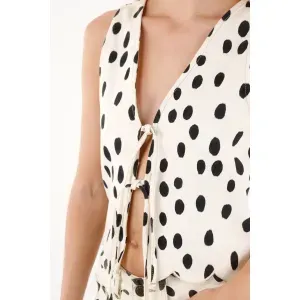 Chaleco estampado animal print para mujer