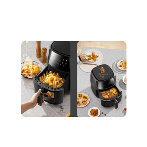 Airfryer Freidora De Aire Digital Sin Aceite Silver Cresp 10 Litros + Moldes De Silicona