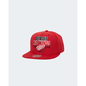 GORRA MITCHELL AND NESS BADGE LINE RED WINGS