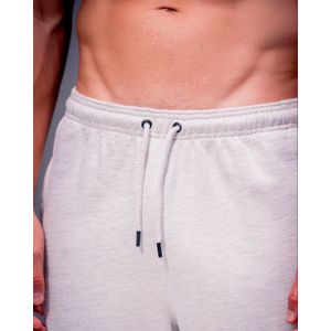 Pantaloneta Oversized Con Bordado,  Color JASPE CLARO  Para Hombre