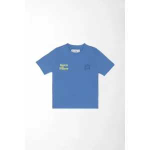 Camiseta azul con grafico para niño