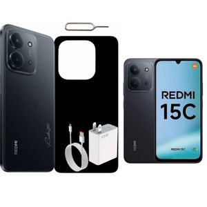 Celular Xiaomi Redmi 15c 256gb 8gb Ram Negro Celular Xiaomi Redmi 15C