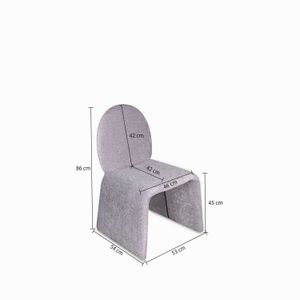 Silla comedor Orbi gris