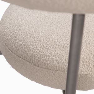 Silla de comedor Melfi beige 76x56x56