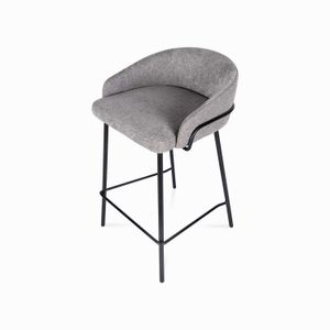 Silla bar Sahara gris 79x50x49