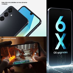 Celular Samsung Galaxy A16 Dual SIM 4G Super AMOLED 67” 90Hz 128GB 4GB 50MP IP54 5000mAh 25W - Gris