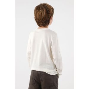 camiseta manga larga crudo para niño