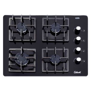 Estufa De Empotrar Vidrio Templado Negro (62x52) Cm Gas Natural 5487