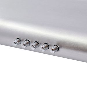 Combo Continental Estufa Empotrable Acero Inox 5531 + Campana Extractora 60 cm 7238