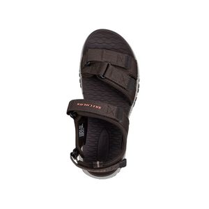 Sandalias Skechers Prewitt Hombre Color Cafe Negro Gris