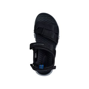 Sandalias Skechers Prewitt Hombre Color Negro Gris Azul