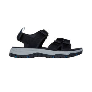 Sandalias Skechers Prewitt Hombre Color Negro Gris Azul