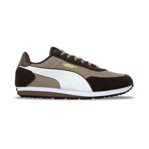 Tenis Puma St Miler Rise Hombre Color Cafe Blanco Negro