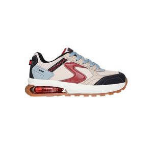 Tenis Skechers Skx 167 Niños Clor Beige Rojo