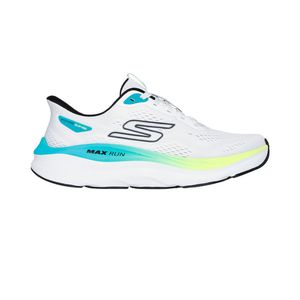 Tenis Skechers Max Run Hombre Color Blanco Azul Verde