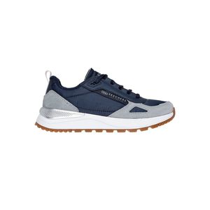 Tenis Skechers Fury Niños Color Azul Gris Blanco