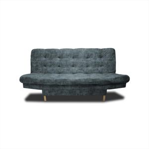 Sofá Cama Kuster 3 Posiciones En Tela Petfriendly Acero