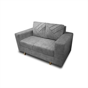 Sofa Amsterdam 2Ptos En Tela Petfriendly Gris
