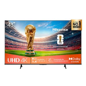 Televisor Hisense 45 pulgadas 4K UHD LED 43A6NV