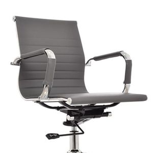 Silla De Oficina Presidente Espalda Media Gris