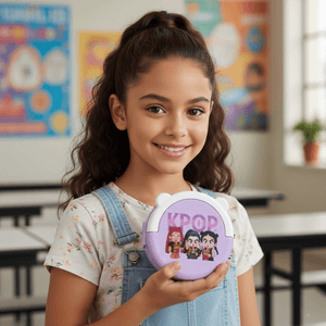 Set Lonchera Huntrix Morado (Botilito + Tupper) PRLA-825