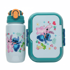 Set Lonchera Stitch Azul (Termo + Tupper) PRLA-828