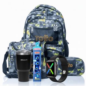Bolso + Termo Stanley + Resaltadores Stich + T500 Niño Combo #4