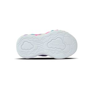 Tenis Skechers Heart Lights Niña Color Morado Rosado