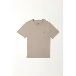 Camiseta básica con mini estampado para hombre