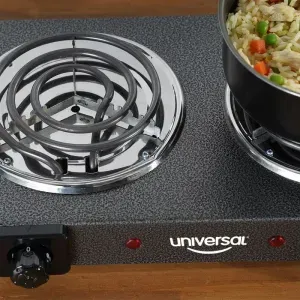 Estufa De Mesa Universal L85774 Eléctrica 2 Puestos