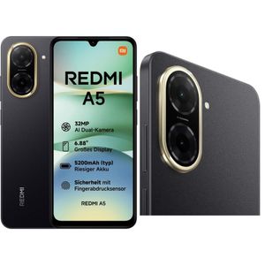 Celular Xiaomi A5 64GB 3Ram Celular Xiaomi Redmi A5 Negro