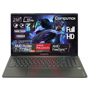 Computador Portátil Compumax AMD Ryzen 7-7735HS Ram 16GB - 1000GB 15,6" Pulgadas FHD