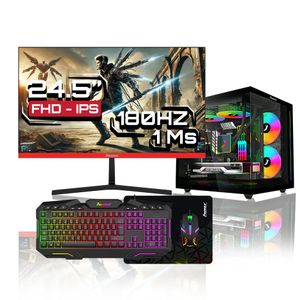 Computador Gamer Janus AMD RYZEN 5 5600GT MEMORIA RAM 16GB RGB SSD 1TB M.2 Board A520M-A PRO FUENTE Janus 400W MONITOR GAMER 24” 200HZ WINDOWS PREINST