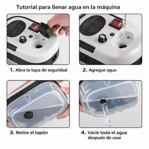 Limpiadora vapor Portátil de Alta Presión