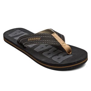 Sandalias Hombre Brahma RA2280 Negro Dorado