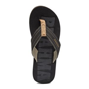 Sandalias Hombre Brahma RA2280 Negro Dorado