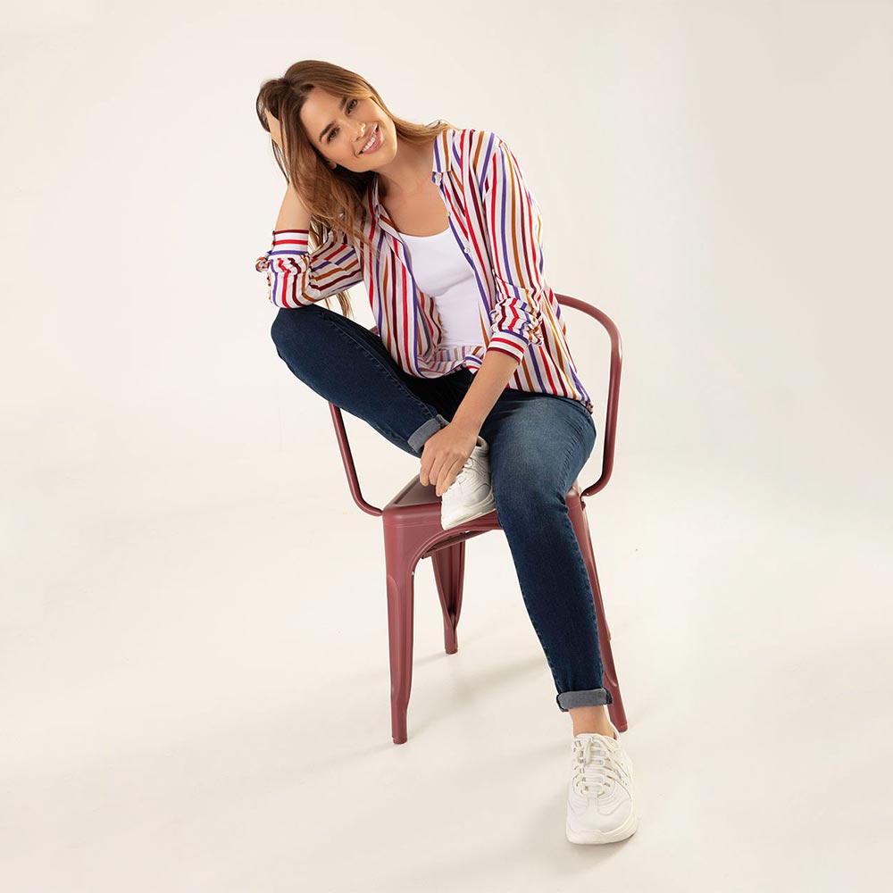 BLUSA GEF MUJER ANTONIA B BLANCO - Agaval